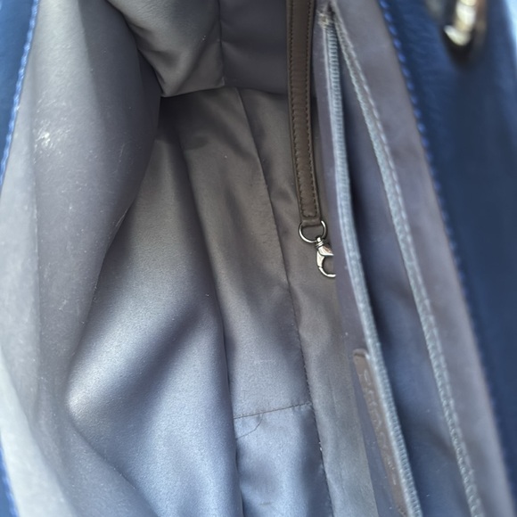 Chanel Caviar Leather Large Navy Blue Quilted GST Tote Bag with Dust Cover - Picture 8 of 17